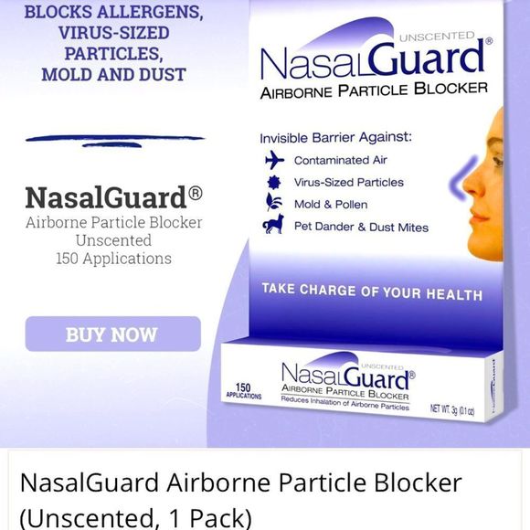 Nasalgaurd Allergen Blocker. Stop allergens before they even reach your nose! - Picture 1 of 5